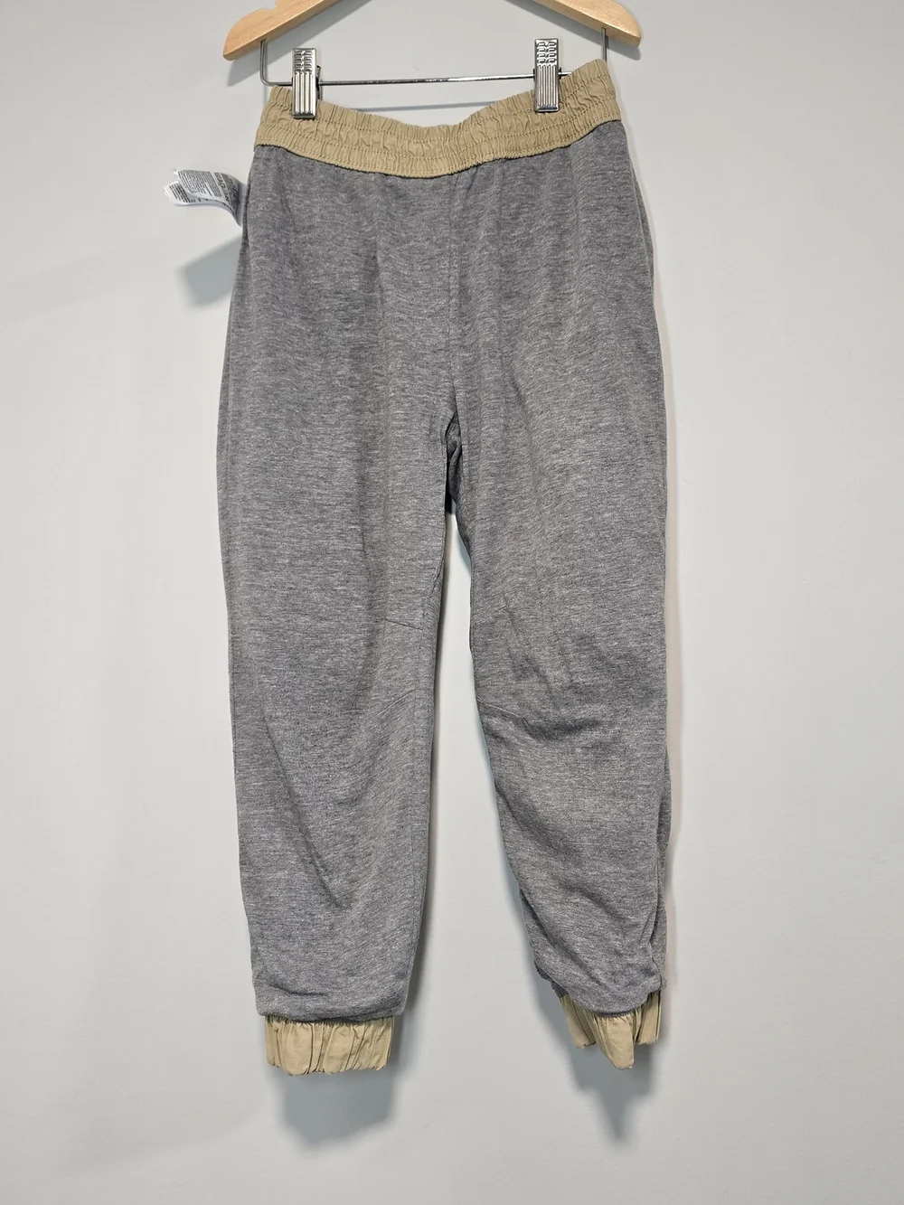GAP Kid's Cargo Lined Pants in Khaki Tan Pull On, Drawstring, Warm